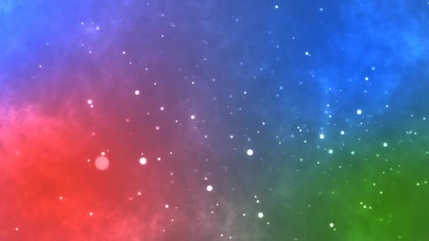 Particles Light Ambient Colors Video Can Use Many Purposes Background — Stock Video