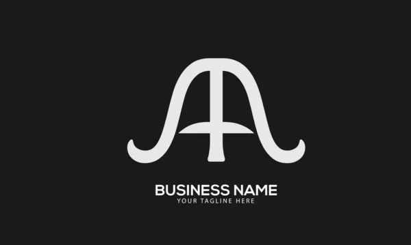 Alphabet Abstract Monogram Vector Logo Template — Stock Vector