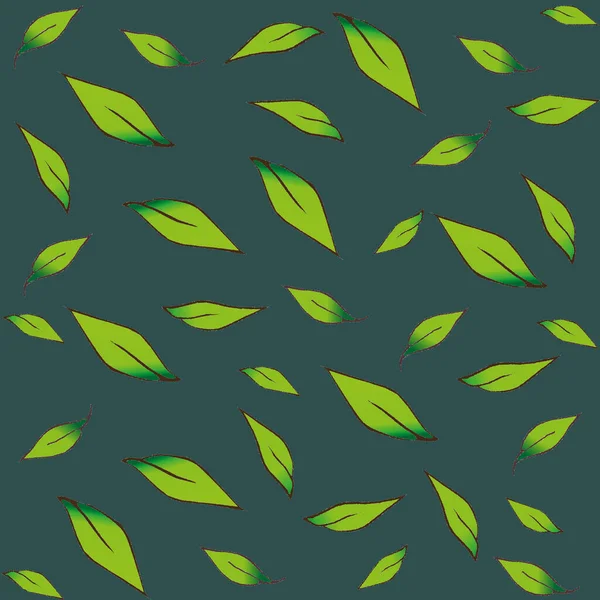 Leaves Isolated Background — Stock Photo, Image