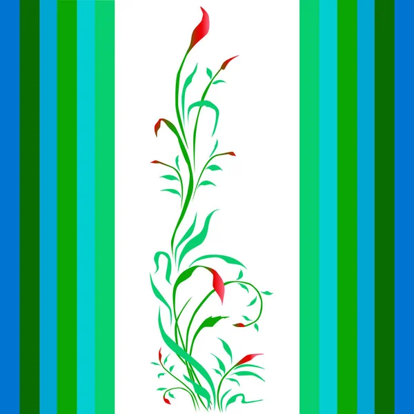 Güzel çiçek eli çizilmiş..