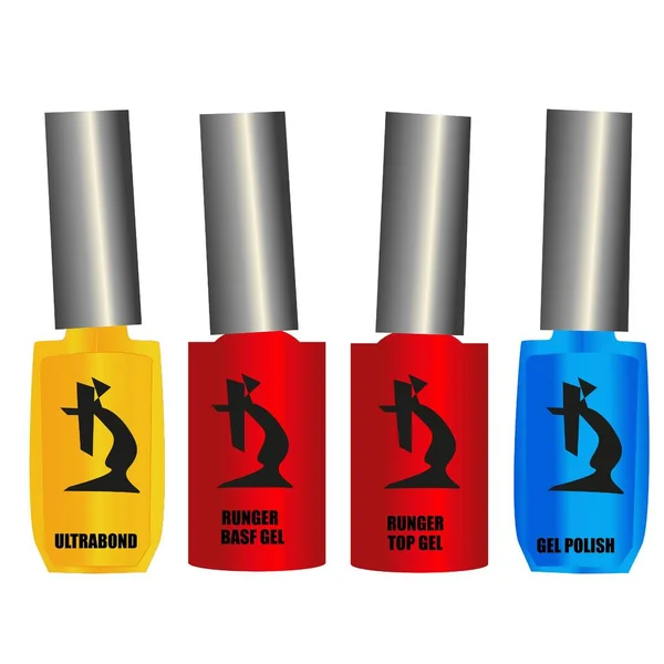 Farklı oje setleri. Manikür kavramları