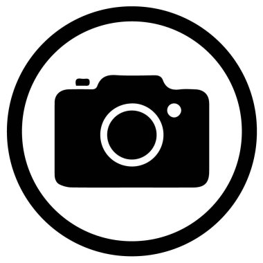 DSLR kamera işareti simgesi