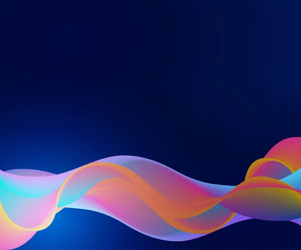 mavi arkaplan duman dalga vektörü