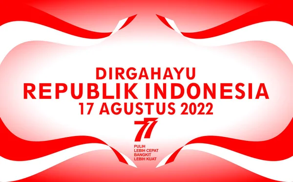 indonesian independence day background 17 august, with red and white color design, banner, poster