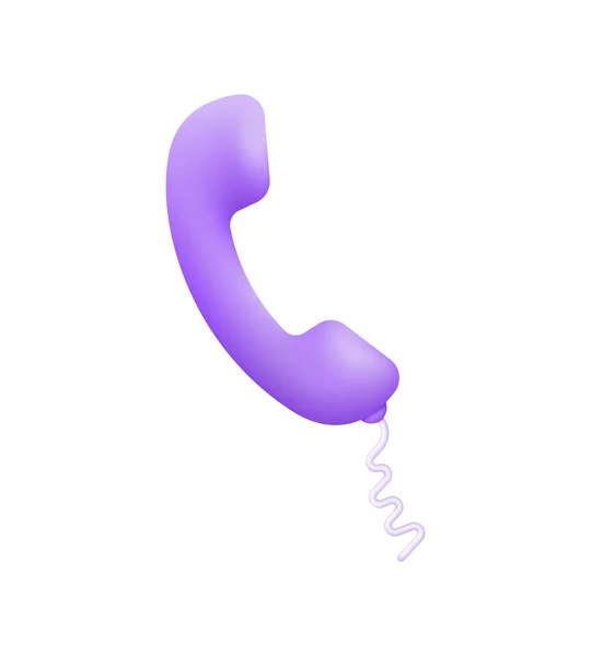 Telefoon Geïsoleerd Witte Achtergrond Ondersteuning Business Technologie Communicatie Concept Kan — Stockvector