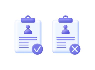 Beyaz arka planda 3 boyutlu medikal boşluk ve çapraz işaretler var. Medikal resim çizelgesi. Bir doz hap yazma fikri. Birçok amaç için kullanılabilir. 3d biçiminde vektör.