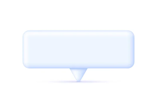 Speech Bubble Illustration Social Media Chat Message Icon Empty Text — Stockový vektor