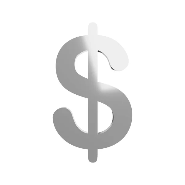 Dollar Money Sign Rendering Illustration Стоковое Изображение