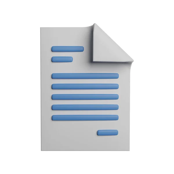 Document File Copy Icon Rendering Illustration Стоковое Изображение