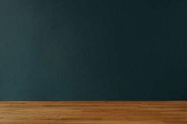 Kopya alanı ve tahta tablo için koyu mavi arkaplan