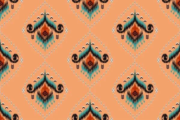 Modèle Ikat Oriental Ethnique Géométrique Traditionnel Design Pour Arrière Plan — Photo