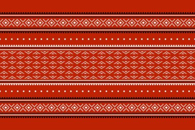 Geometrik etnik oryantal desensiz geleneksel tasarım arka plan, halı, duvar kağıdı. Giysiler, ambalaj, Batik kumaşı, Vektör illüstrasyonu. Nakış stili - Sadu, sadou, sado