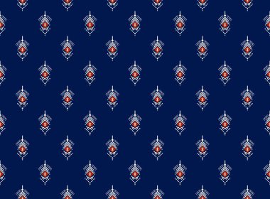 Geometrik etnik oryantal dekor geleneksel arka plan tasarımı