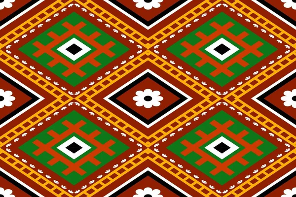 Motif Traditionnel Géométrique Ethnique Oriental Sans Couture Design Pour Fond — Image vectorielle