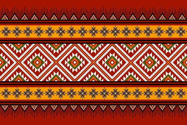 Patrón Geométrico Étnico Oriental Sin Costura Tradicional Diseño Para Fondo — Vector de stock