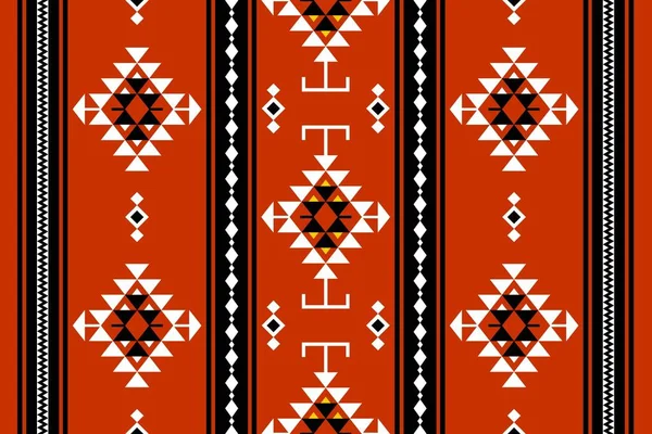 Motif Traditionnel Géométrique Ethnique Oriental Sans Couture Design Pour Fond — Image vectorielle