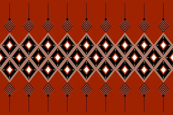 Motif Traditionnel Géométrique Ethnique Oriental Sans Couture Design Pour Fond — Image vectorielle