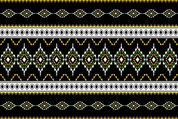 Motif Traditionnel Géométrique Ethnique Oriental Sans Couture Design Pour Fond — Image vectorielle