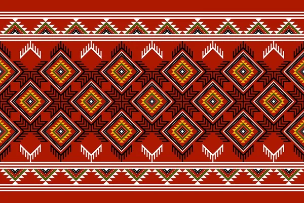 Geometric Ethnic Oriental Seamless Pattern Traditional Design Background Carpet Wallpaper — стоковый вектор