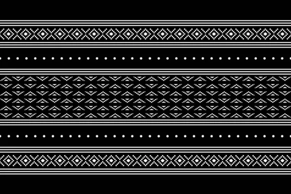 Geometrik etnik oryantal desensiz geleneksel tasarım arka plan, halı, duvar kağıdı. Giysiler, ambalaj, Batik kumaşı, Vektör illüstrasyonu. Nakış stili - Sadu, sadou, sado