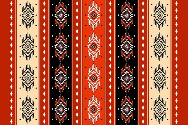 Geometric Ethnic Oriental Seamless Pattern Traditional Design Background Carpet Wallpaper — стоковый вектор