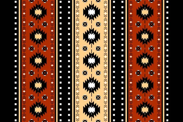 Motif Traditionnel Géométrique Ethnique Oriental Sans Couture Design Pour Fond — Image vectorielle