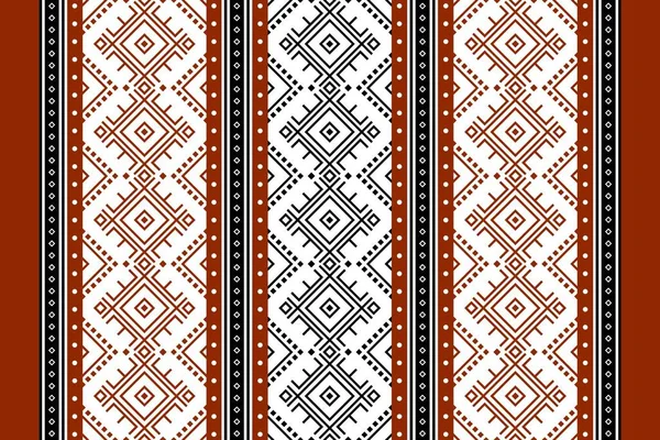 Геометричний Етнічний Східний Безшовний Візерунок Традиційний Дизайн Фону Килима Шпалер — стоковий вектор