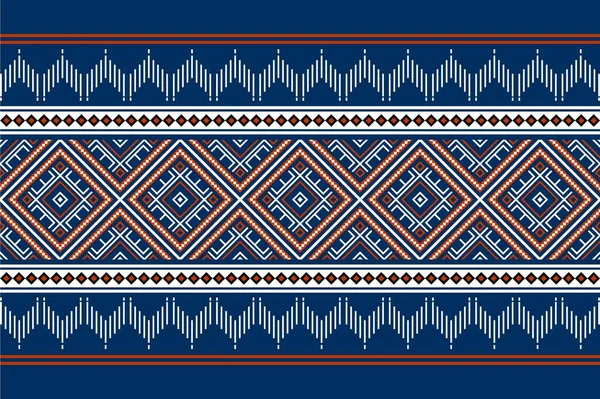 Geometrik etnik oryantal desensiz geleneksel tasarım arka plan, halı, duvar kağıdı. Giysiler, ambalaj, Batik kumaşı, Vektör illüstrasyonu. Nakış stili - Sadu, sadou, sado