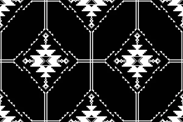 Motif Traditionnel Géométrique Ethnique Oriental Sans Couture Design Pour Fond — Image vectorielle