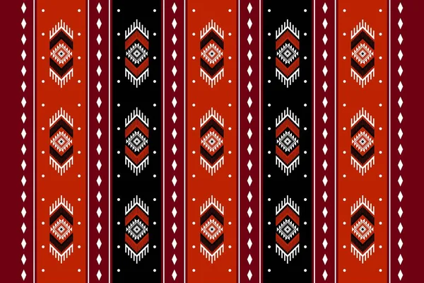 Motif Traditionnel Géométrique Ethnique Oriental Sans Couture Design Pour Fond — Image vectorielle