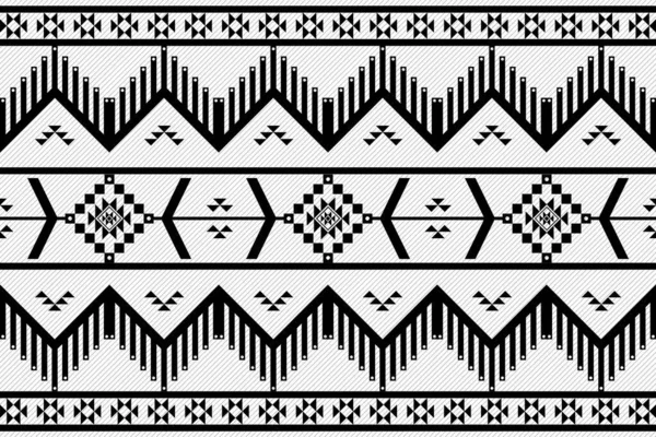 Patrón Geométrico Étnico Oriental Sin Costura Tradicional Diseño Para Fondo — Vector de stock