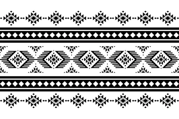 Geometrisch Etnisch Oosters Naadloos Patroon Traditioneel Ontwerp Voor Achtergrond Tapijt — Stockvector