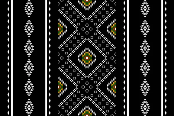 Geometric Ethnic Oriental Seamless Pattern Traditional Design Background Carpet Wallpaper — стоковый вектор