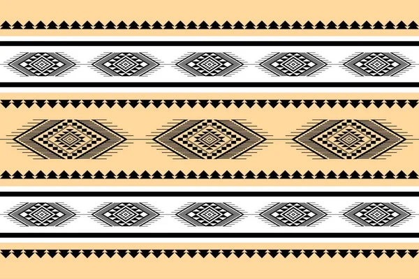 Geometrik etnik oryantal desensiz geleneksel tasarım arka plan, halı, duvar kağıdı. Giyim, ambalaj, Batik kumaşı, Vektör illüstrasyonu. Nakış tarzı, Sadu.