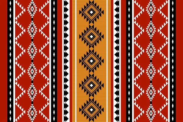 Geometric Ethnic Oriental Seamless Pattern Traditional Design Background Carpet Wallpaper — ストックベクタ