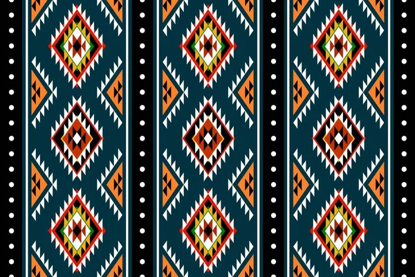 Geometrische Ethnische Orientalische Nahtlose Muster Traditionelles Design Für Hintergrund Teppich — Stockvektor