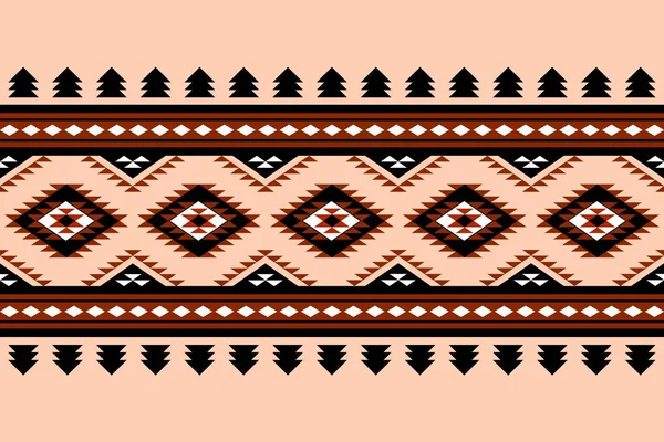 Geometrik etnik oryantal desensiz geleneksel tasarım arka plan, halı, duvar kağıdı. Giyim, ambalaj, Batik kumaşı, Vektör illüstrasyonu. Nakış tarzı, Sadu.