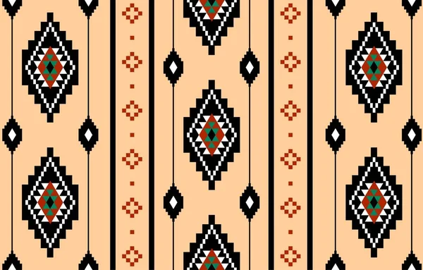 Motif Traditionnel Géométrique Ethnique Oriental Sans Couture Design Pour Fond — Image vectorielle