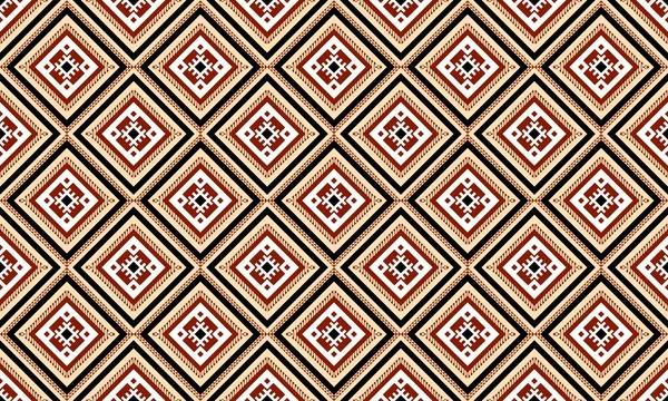 Motif Traditionnel Géométrique Ethnique Oriental Sans Couture Design Pour Fond — Image vectorielle