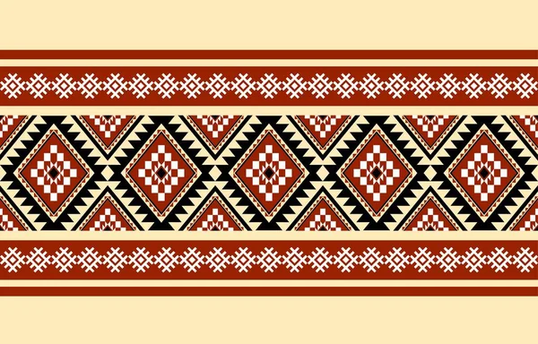 Motif Traditionnel Géométrique Ethnique Oriental Sans Couture Design Pour Fond — Image vectorielle