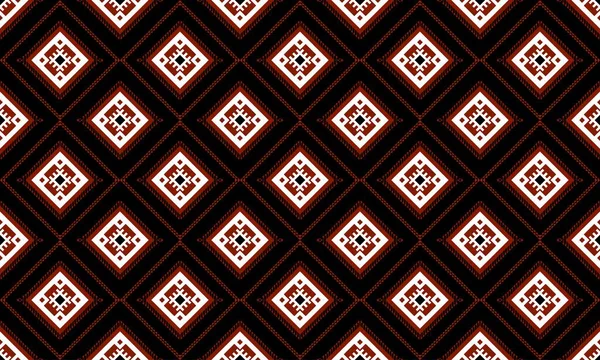 Motif Traditionnel Géométrique Ethnique Oriental Sans Couture Design Pour Fond — Image vectorielle