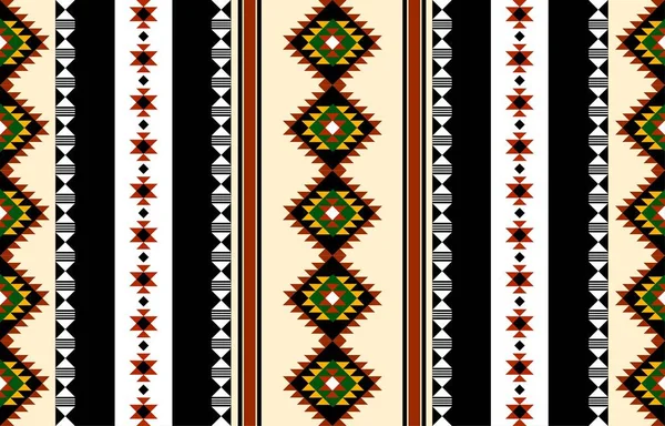 Patrón Geométrico Étnico Oriental Sin Costura Tradicional Diseño Para Fondo Ilustraciones de stock libres de derechos