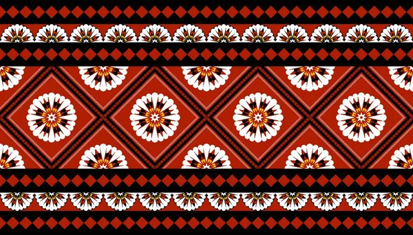 Geometric Ethnic Oriental Seamless Pattern Traditional Design Background Carpet Wallpaper — стоковый вектор