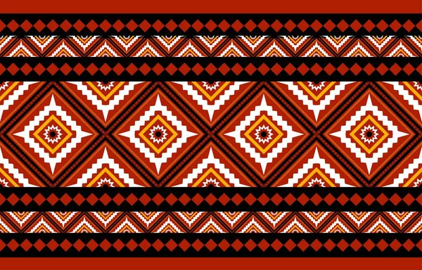 Pola Etnis Oriental Geometris Desain Tradisional Untuk Latar Belakang Karpet - Stok Vektor