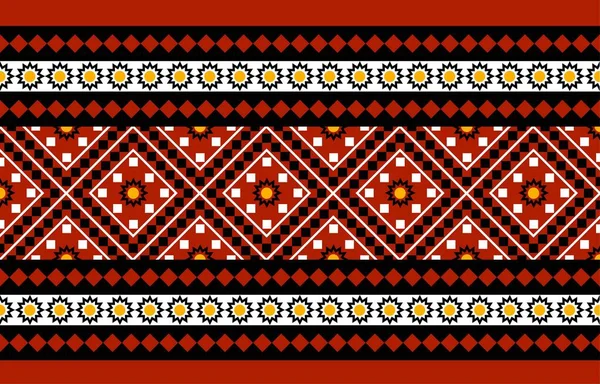 Motif Traditionnel Géométrique Ethnique Oriental Sans Couture Design Pour Fond — Image vectorielle