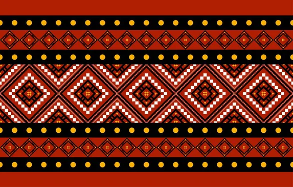 Pola Etnis Oriental Geometris Desain Tradisional Untuk Latar Belakang Karpet - Stok Vektor