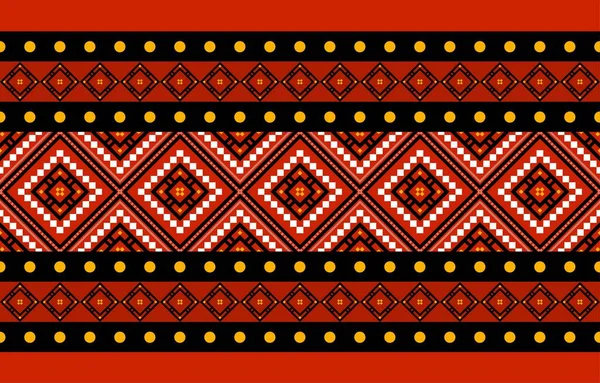 Pola Etnis Oriental Geometris Desain Tradisional Untuk Latar Belakang Karpet - Stok Vektor