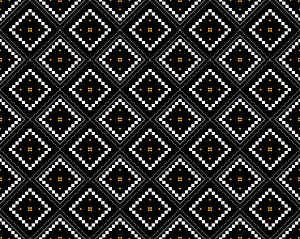 Geometrik etnik oryantal desensiz geleneksel tasarım arka plan, halı, duvar kağıdı. Giyim, ambalaj, Batik kumaşı, Vektör illüstrasyonu. Nakış tarzı, Sadu.