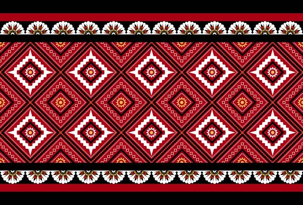 Geometric Etnic Oriental Model Fără Sudură Tradițional Design Pentru Fundal — Vector de stoc