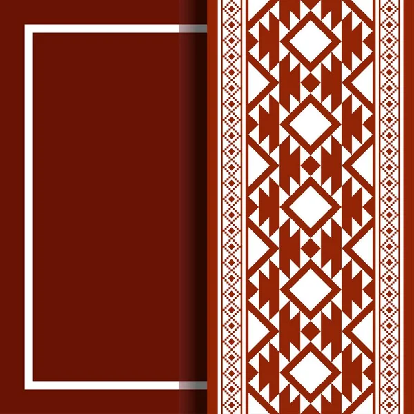 Geometric Ethnic Oriental Seamless Pattern Traditional Design Background Carpet Wallpaper — стоковый вектор